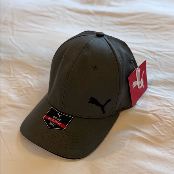 Puma Men’s Evercat Clark Grey Cap with Black Logo - Picture 1 of 4